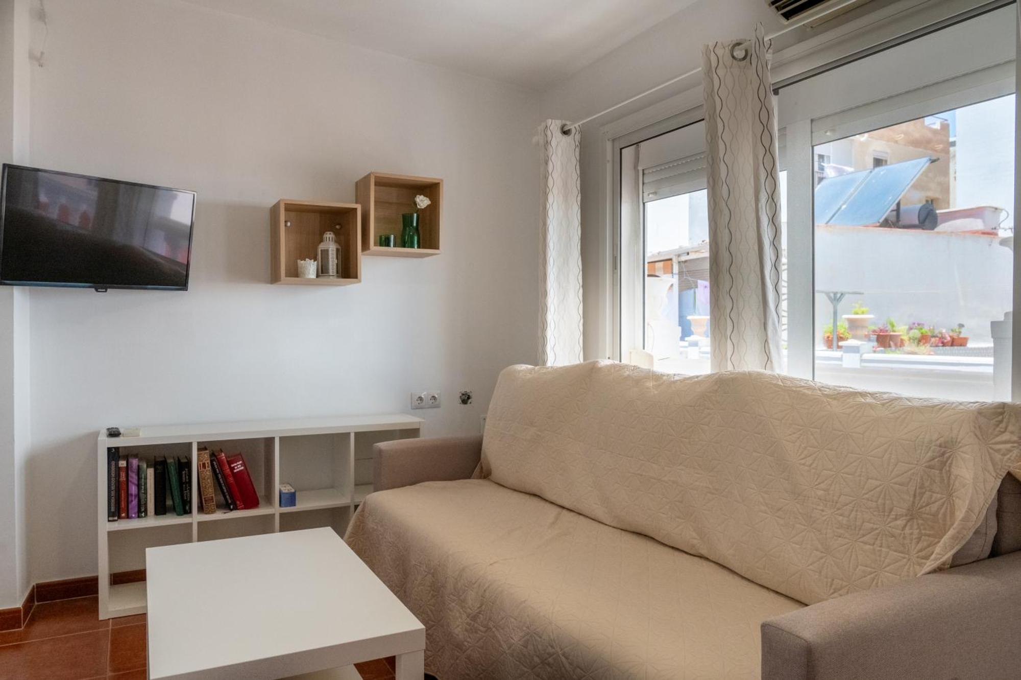Acogedor Apartamento En Malaga Playa Bagian luar foto